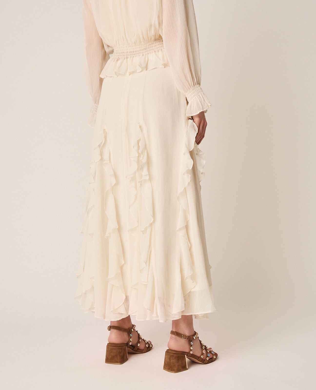 alma-en-pena-midi-chiffon-skirt-midi-chiffon-rock-wei image 6