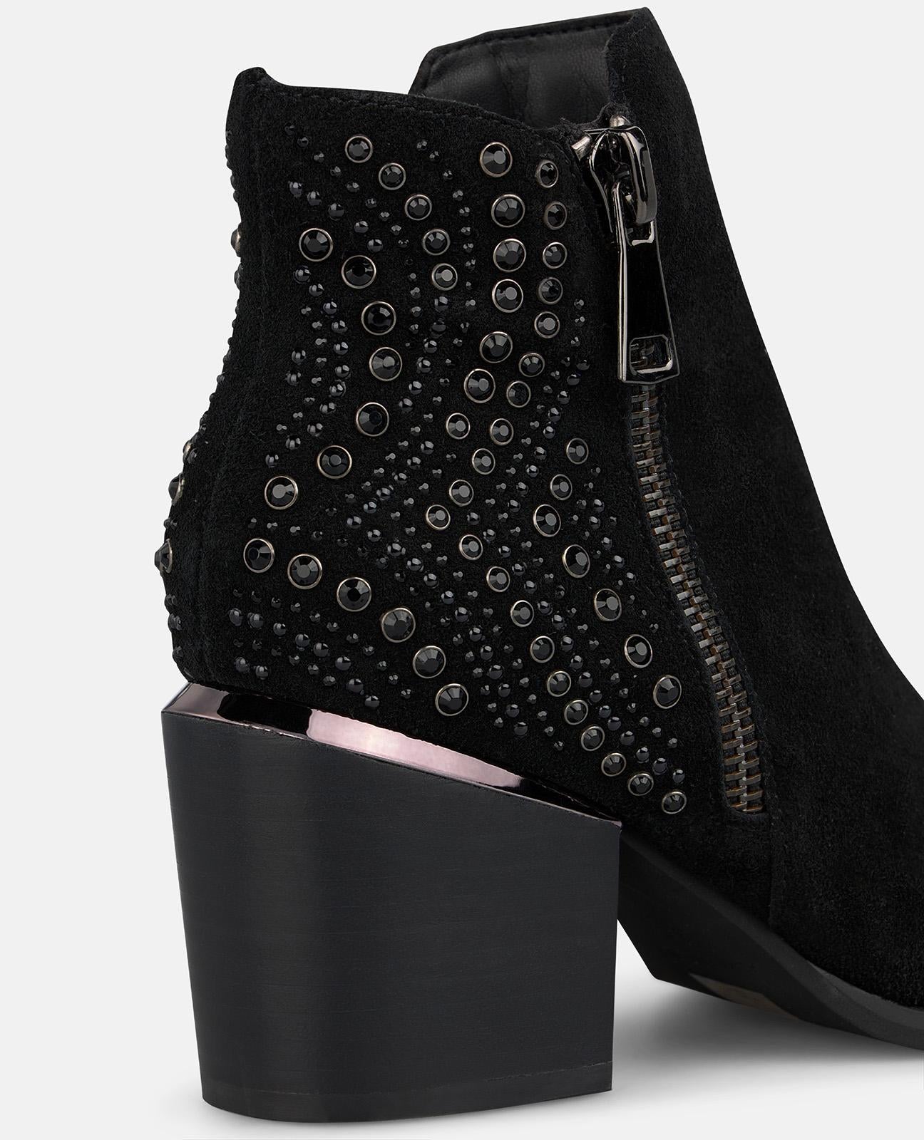 alma-en-pena-stiefeletten-wildleder-schwarz-strass-7-3-cm image 4