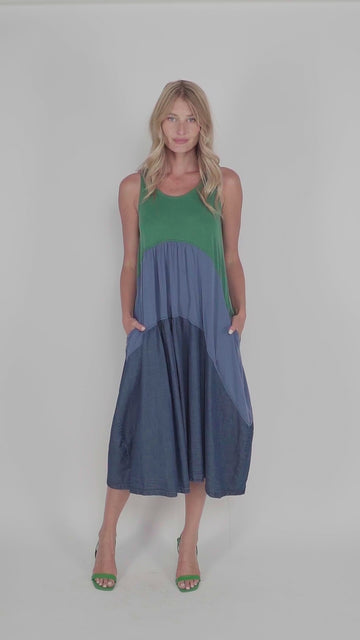 alembika-fresh-colorblock-swing-kleid-ocean-rmellos image 6