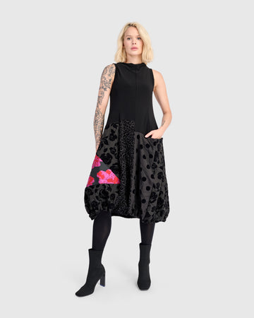 alembika-bijou-wonderful-kleid-schwarz-mix image 2