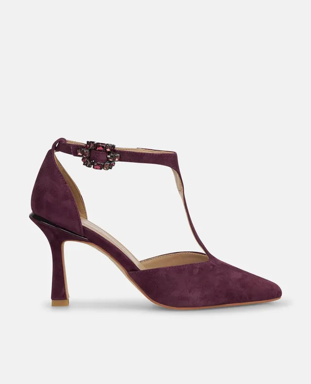alma-en-pena-jewel-buckle-sharp-pumps-bordeaux-9-cm image 1