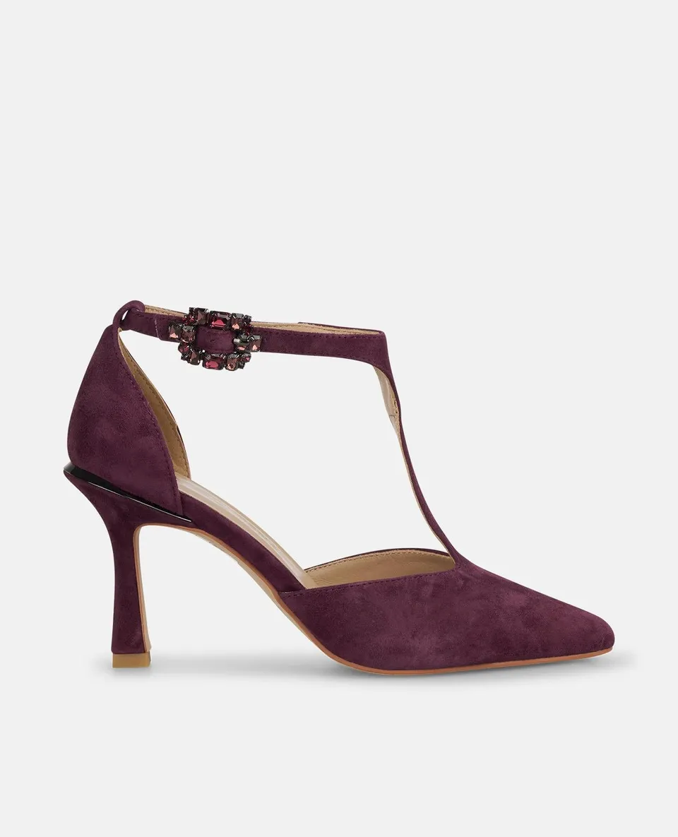 alma-en-pena-jewel-buckle-sharp-pumps-bordeaux-9-cm image 1