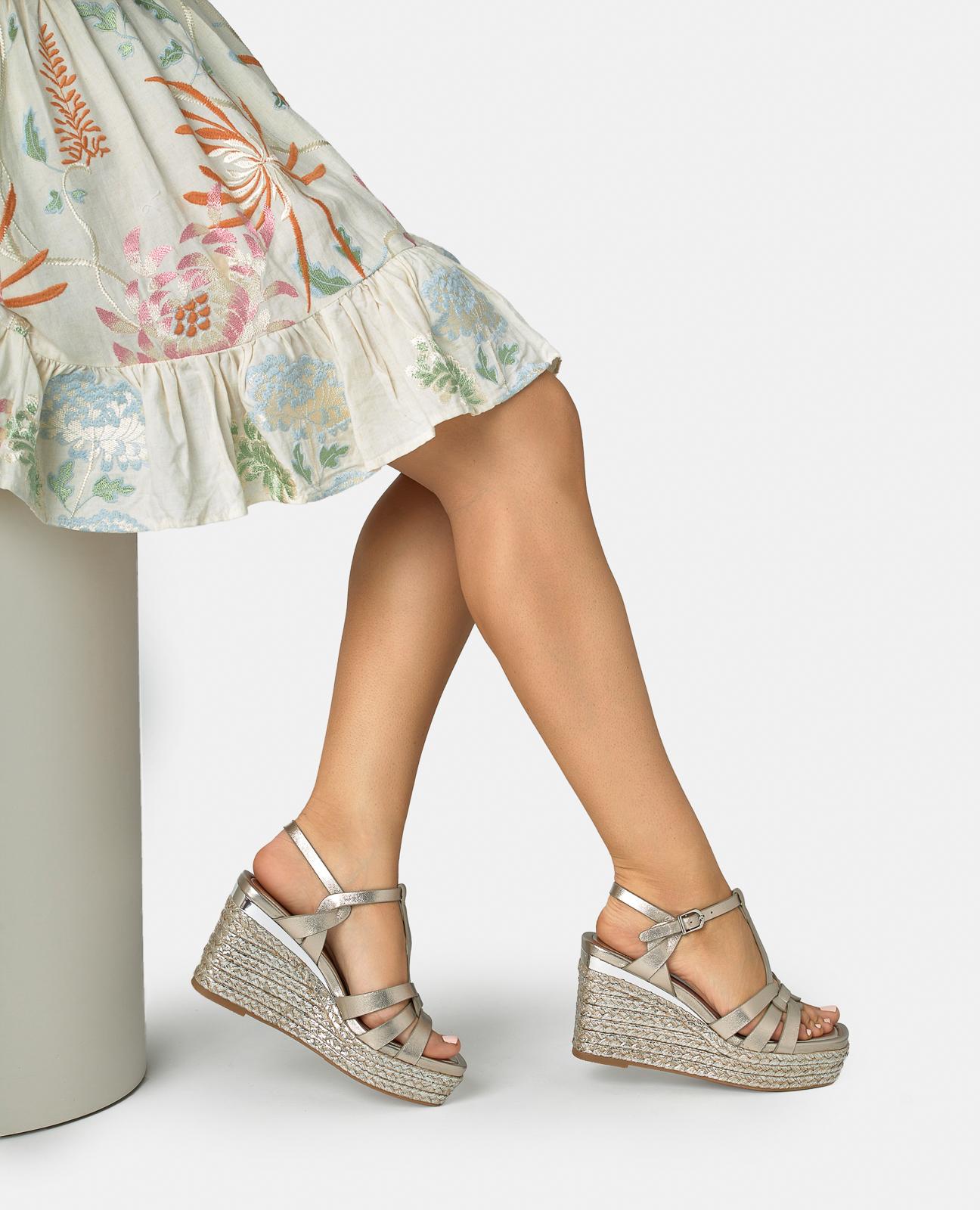 alma-en-pena-multiple-strap-esparto-wedge-sandal-keil-sandale-bronze-9-cm image 5