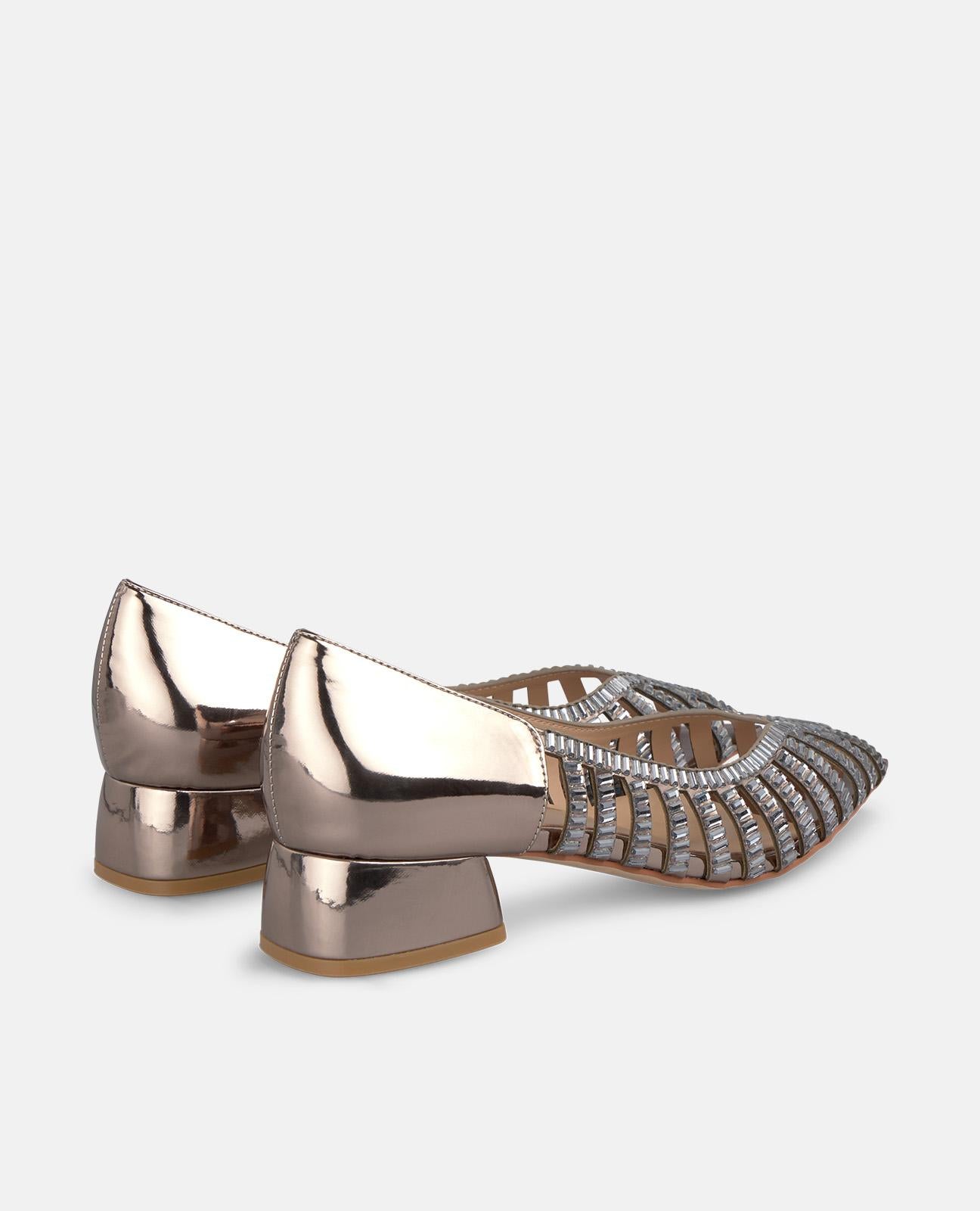 alma-en-pena-spiegelleffekt-ballerinas-silber-spitze-zehe-3-cm image 3