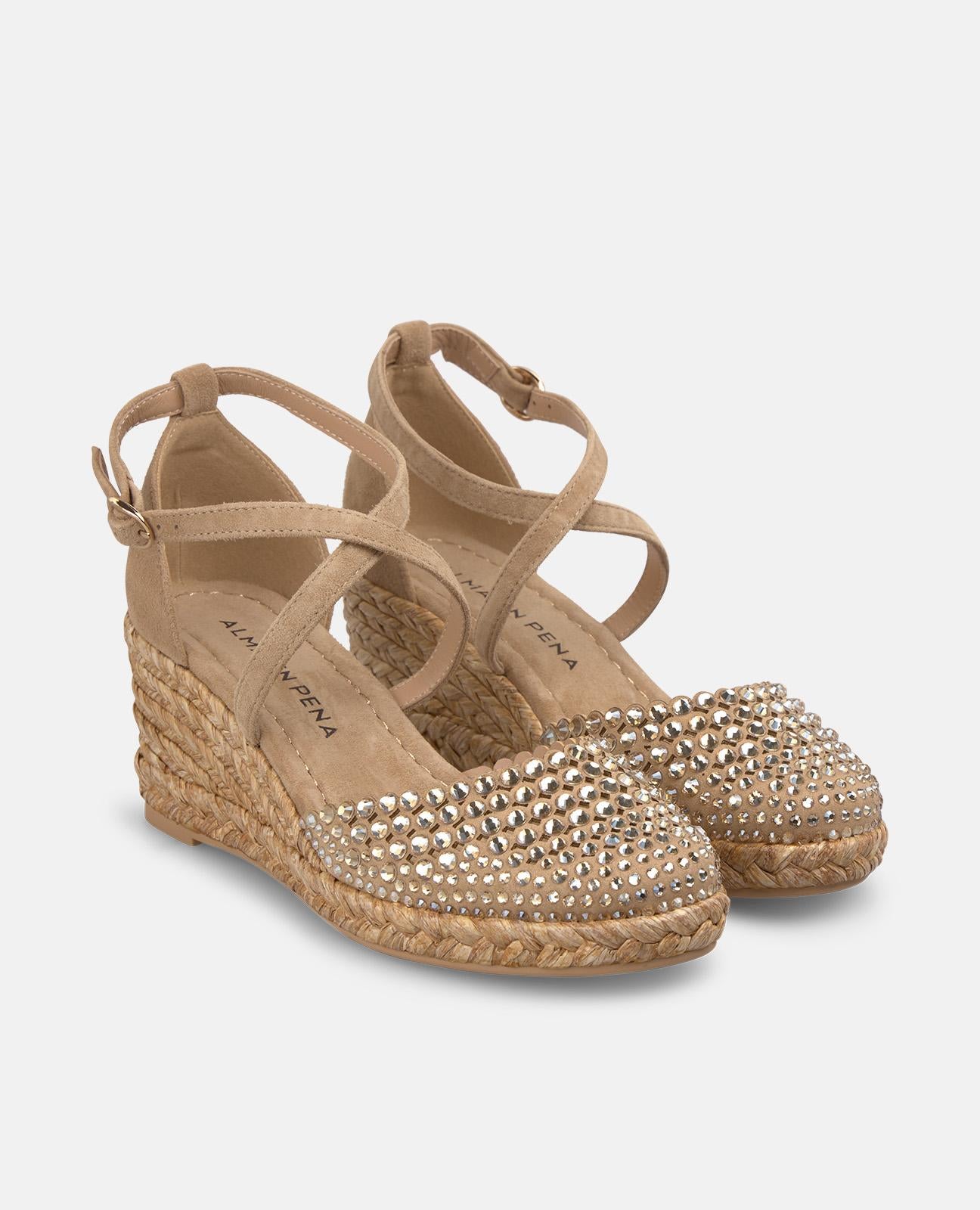 alma-en-pena-esparto-keilschuh-metallic-arena-6-5-cm-keil image 2