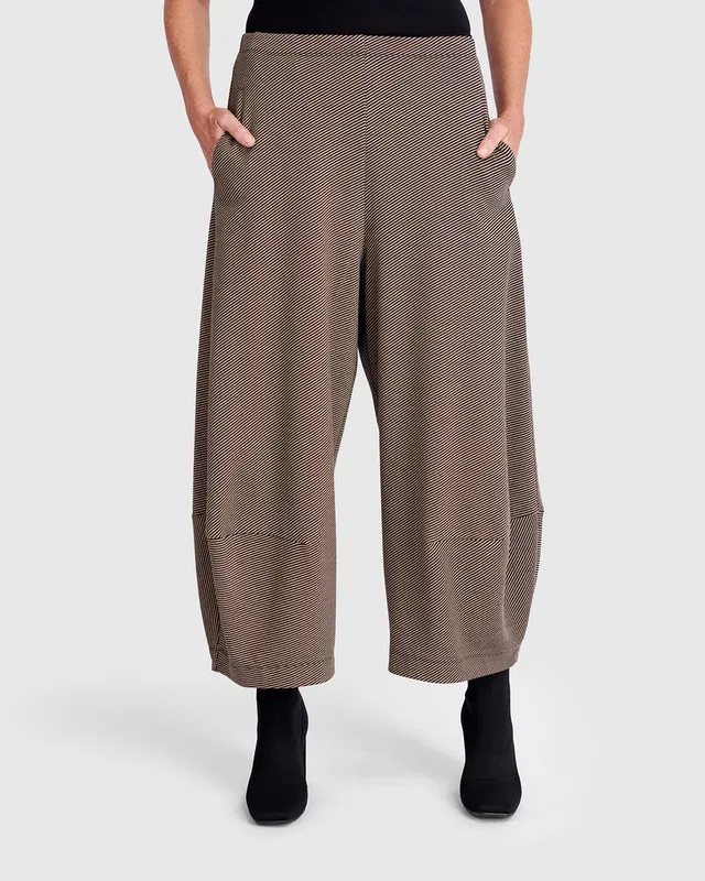 alembika-uptown-lantern-pants-ap615c-cropped-hose-chocolate image 1