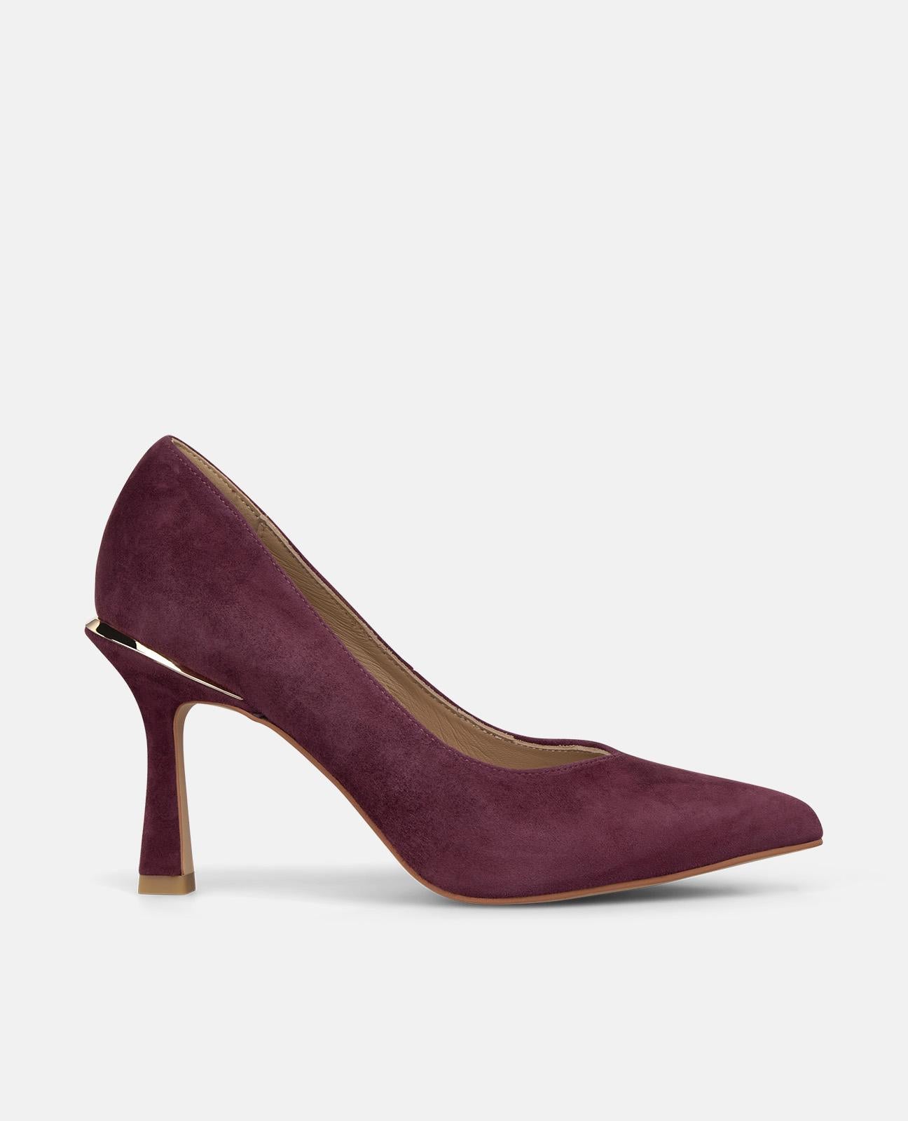 alma-en-pena-stiletto-pumps-bordeaux-lack-offene-zehenpartie-8-cm-absatz image 1