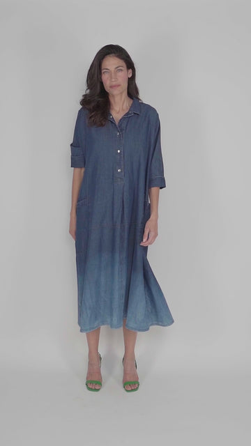 alembika-luz-ombr-trapeze-maxi-dress-denim image 6