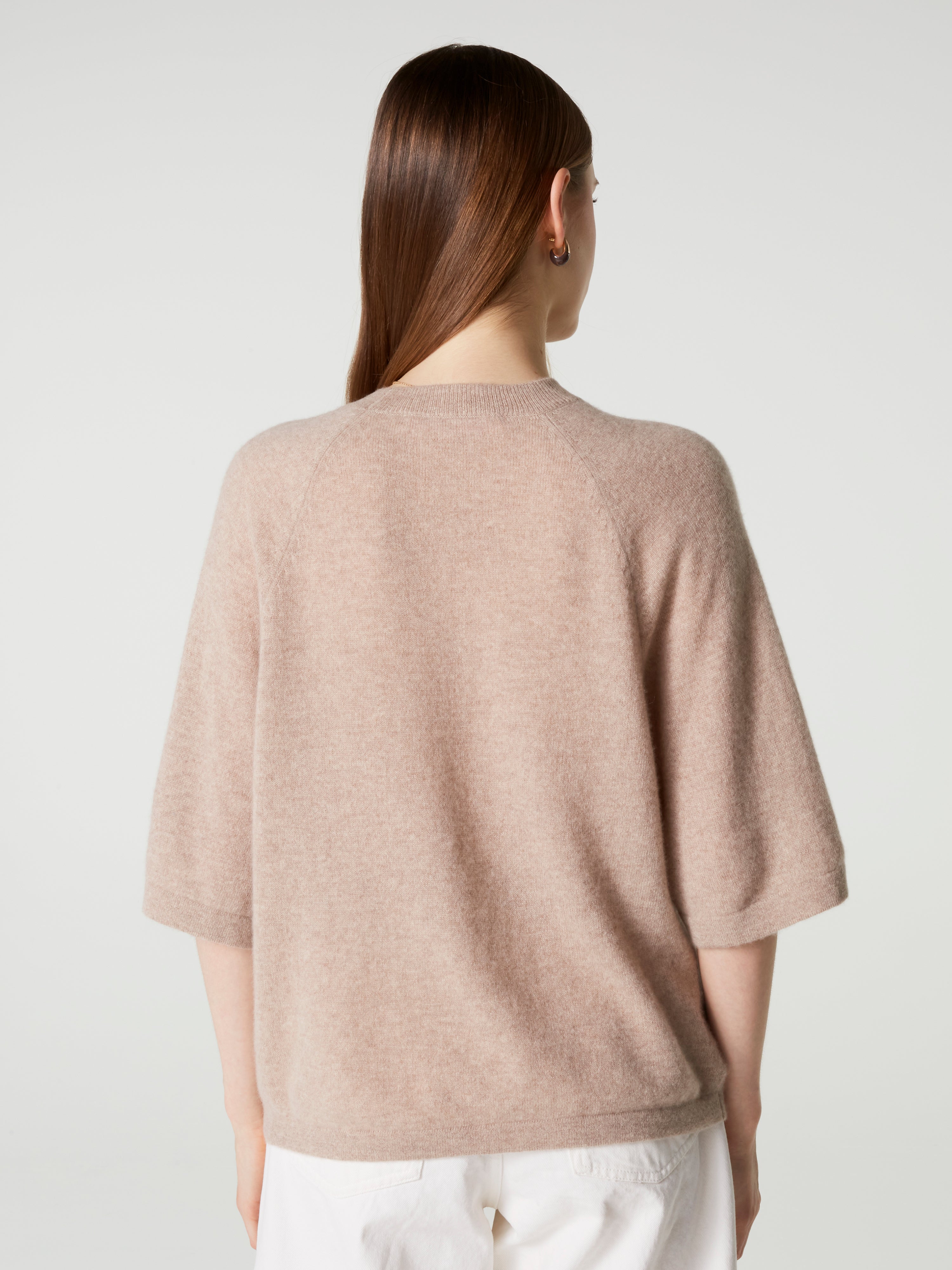 absolut-leana-damen-kaschmirpullover-oversize-3-4-arm-chestnut image 4