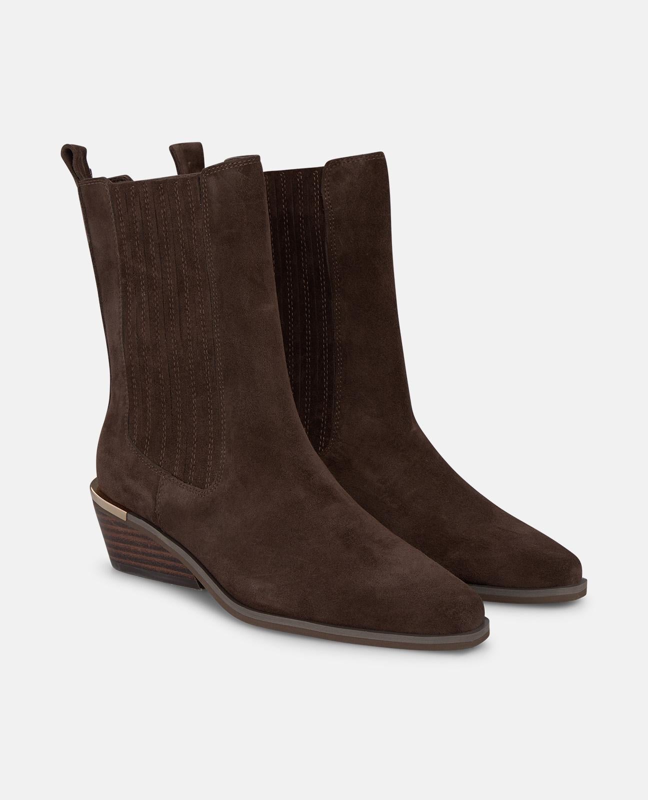 alma-en-pena-chelsea-suede-stiefelette-braun-4-5-cm-blockabsatz image 2