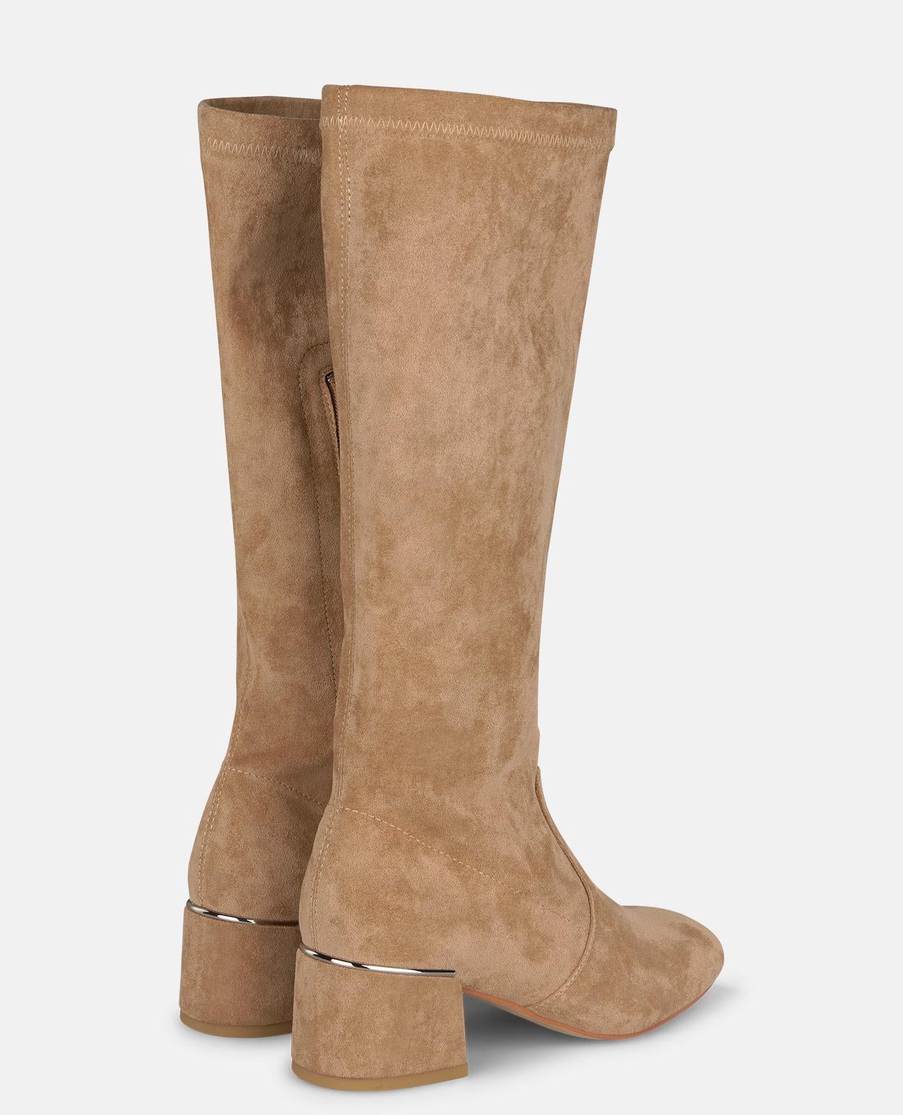 alma-en-pena-high-heeled-boots-schaftstiefel-arena-5-5-cm-blockabsatz image 3