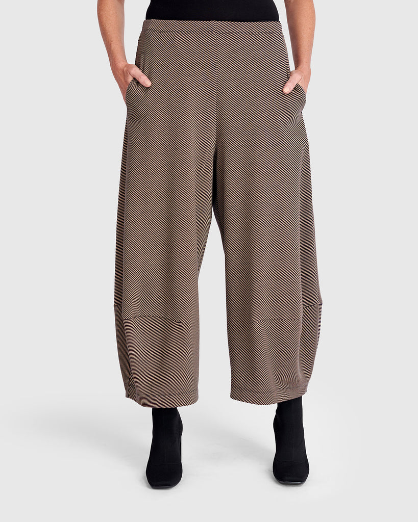alembika-uptown-lantern-pants-ap615c-cropped-hose-chocolate image 1