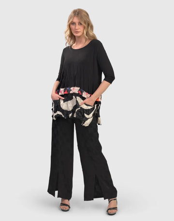 alembika-luxe-satin-hose-check-karo-mit-schlitz image 6