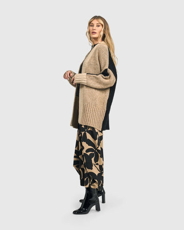 alembika-beatnik-oversized-cardigan-sand image 3