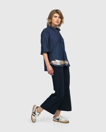 alembika-tallahassee-popover-bluse-denim-baumwolle image 7