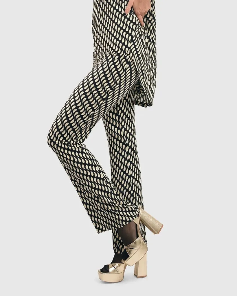 alembika-ana-bootleg-flare-pants-droplets-flarehose image 1