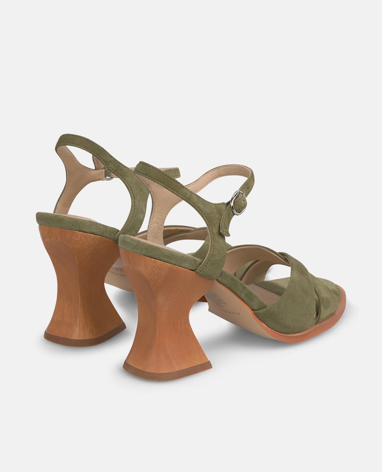 alma-en-pena-wooden-heel-sandal-riemchen-sandalette-in-khaki-10-cm image 4