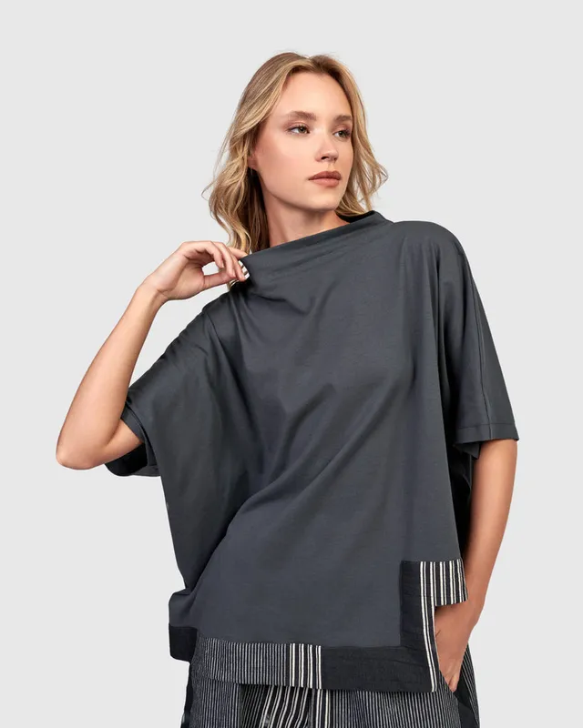 alembika-urban-on-my-mind-boxy-top-grey-baumwolltop image 1