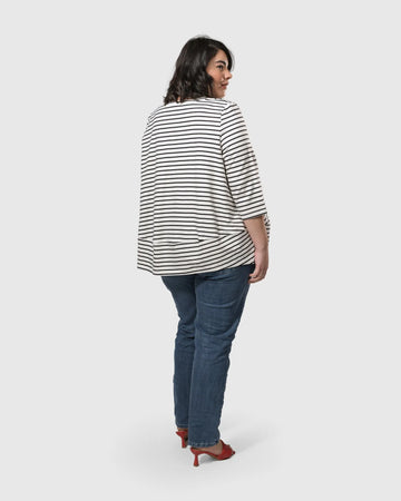 alembika-urban-edge-stripe-top-schwarz image 6