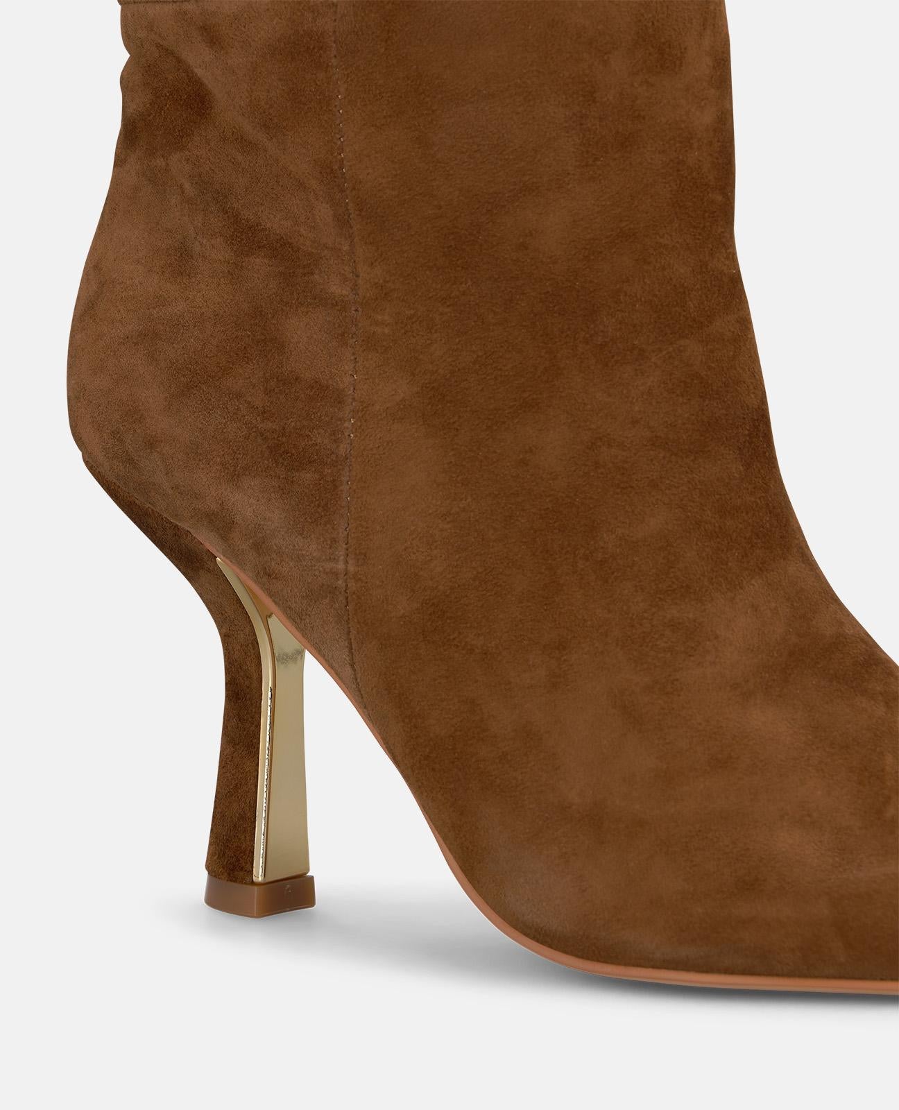 alma-en-pena-ruched-look-stiefel-camel-mit-trichterabsatz-8-5-cm image 4