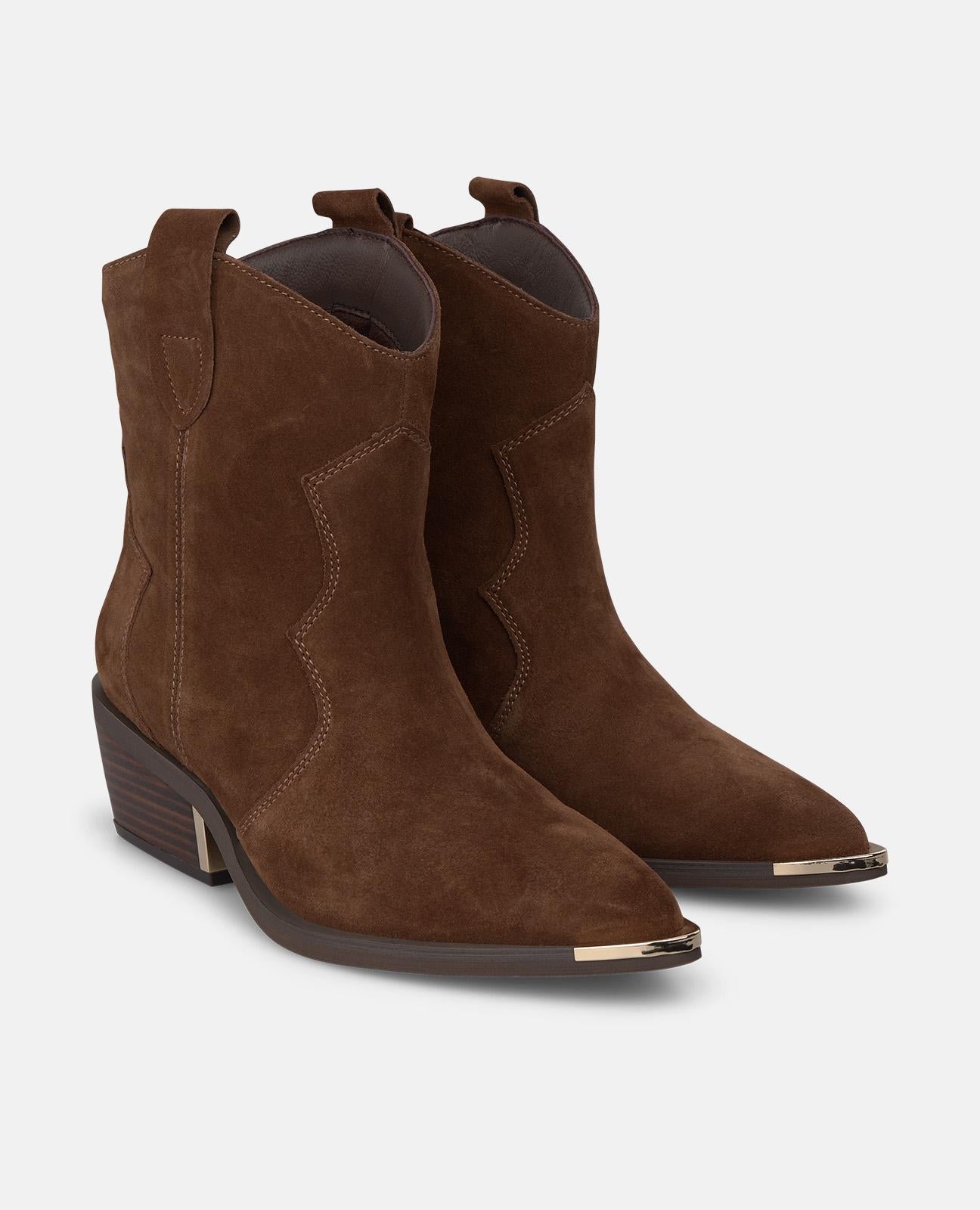 alma-en-pena-alfa-64266-cowboy-stiefelette-aus-veloursleder-in-camel image 2