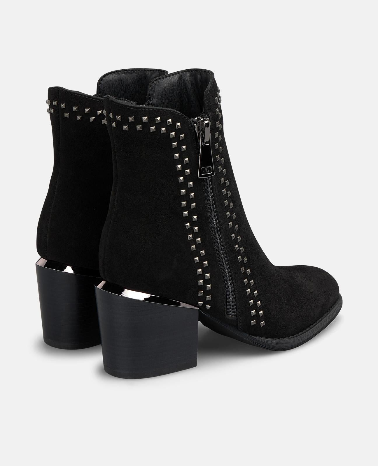 alma-en-pena-stiefeletten-schwarz-wildleder-nieten-7-5-cm image 3