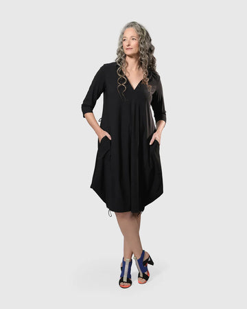 alembika-tekbika-popover-dress-black-techno-kleid image 2