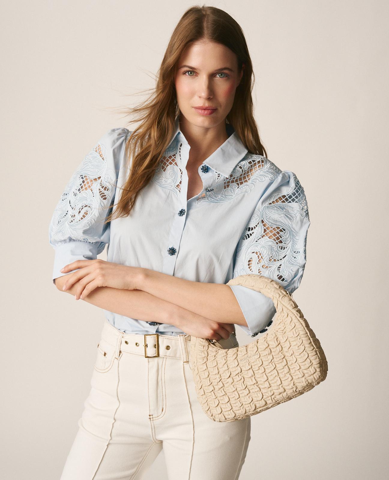 alma-en-pena-embossed-bag-leder-umh-ngetasche-grau image 3