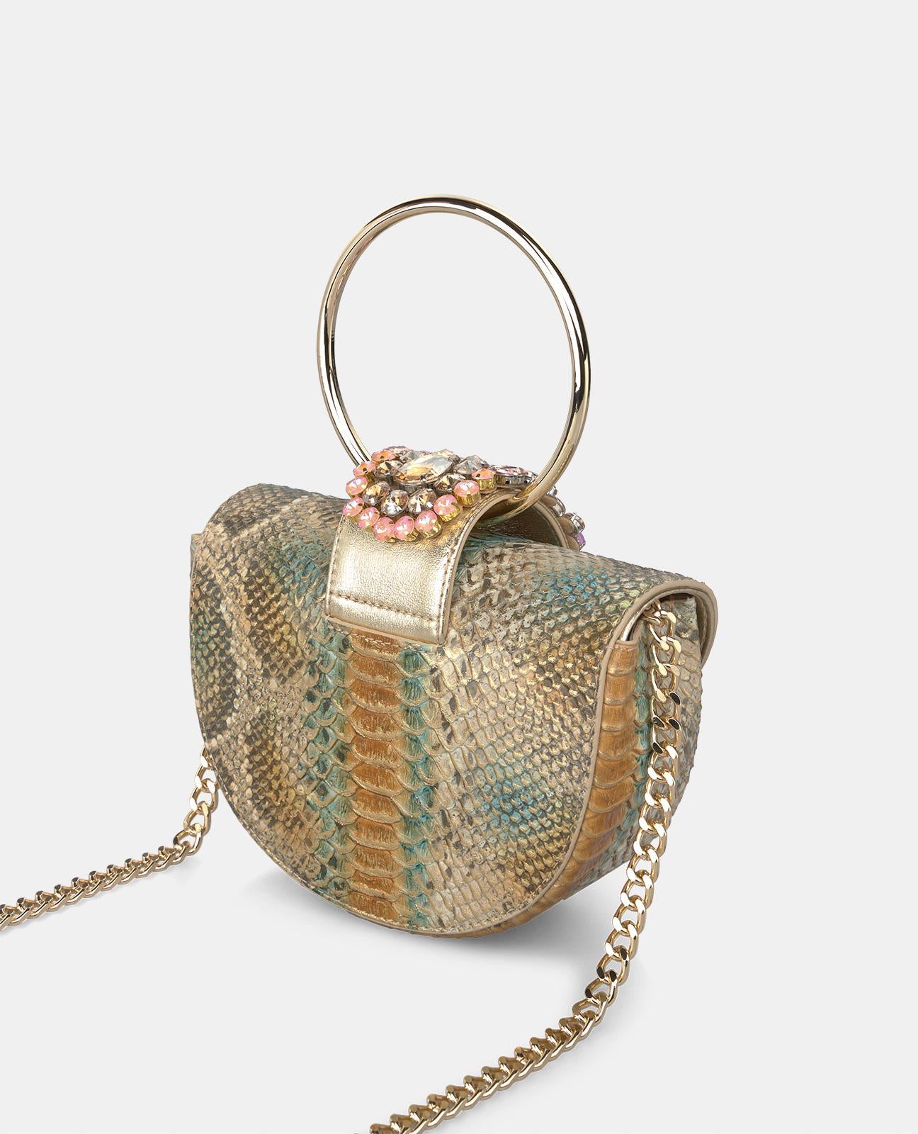 alma-en-pena-jeweled-half-moon-bag-halbmond-tasche-bronze-leder image 2