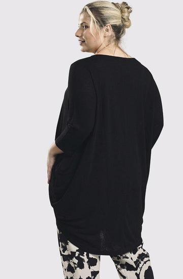 alembika-cocoon-tunika-top-schwarz image 5