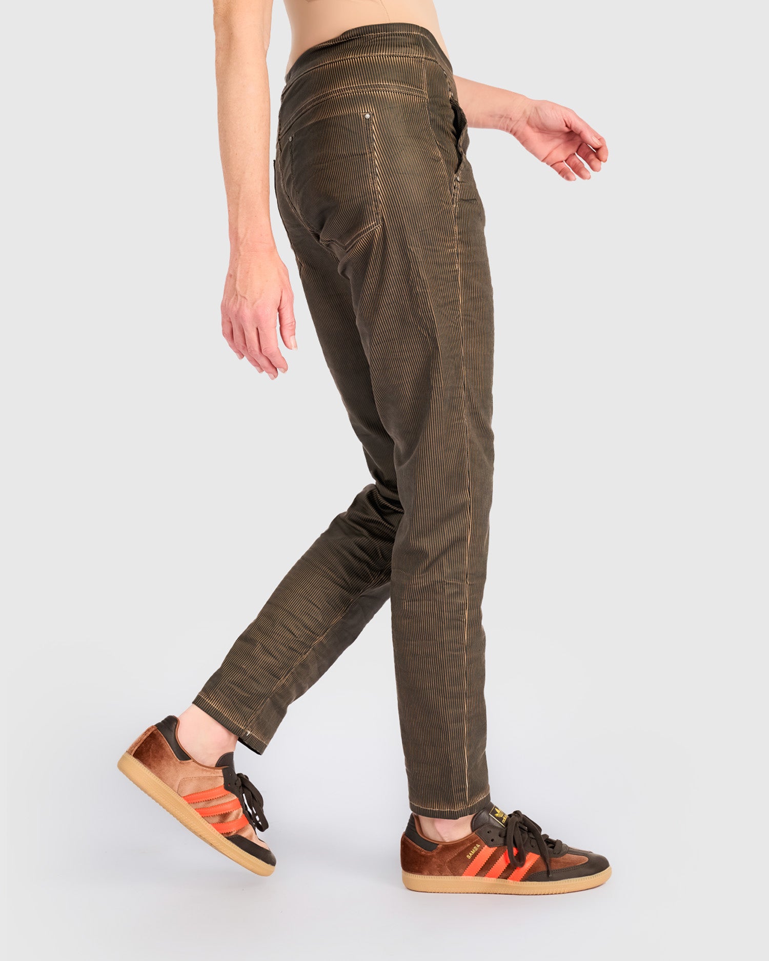alembika-pinstripe-iconic-stretch-jeans-hickory image 3