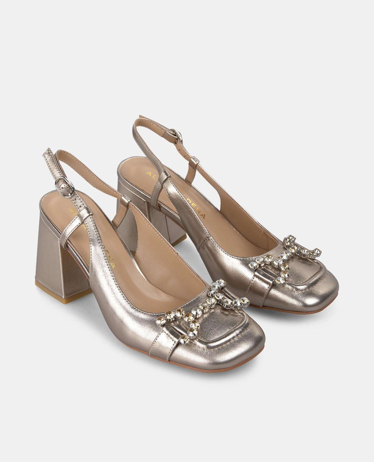 alma-en-pena-pumps-mit-steg-bronze-7-5-cm-absatz image 2