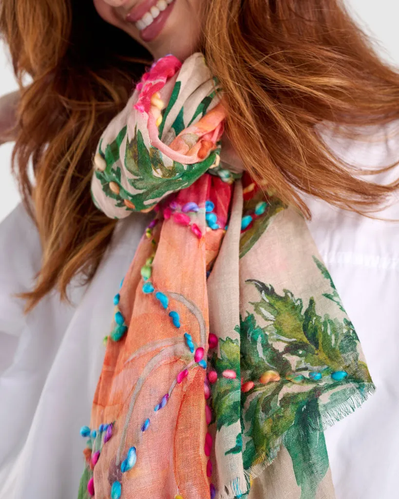 alembika-hibis-kissed-scarf-floral-leichter-schal-183-cm image 1