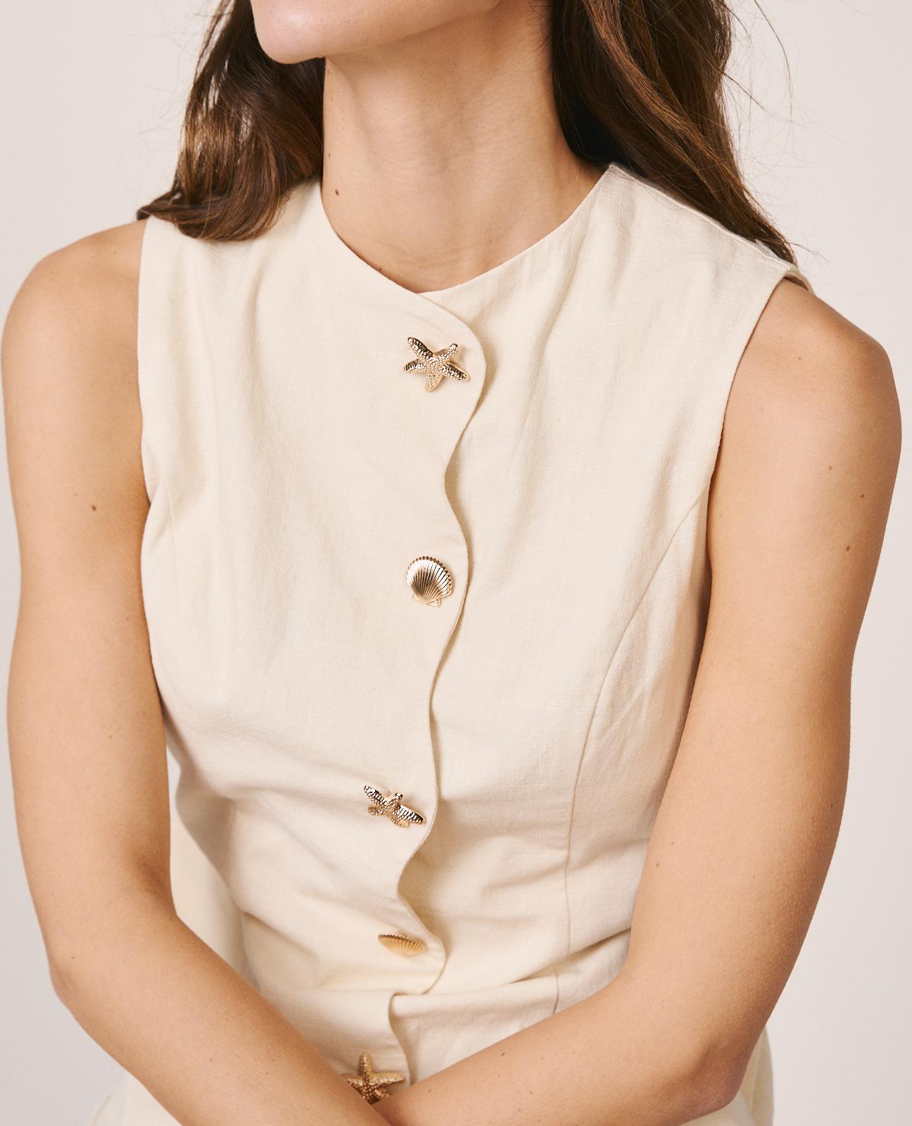 alma-en-pena-plain-mini-dress-mini-kleid-wei image 5