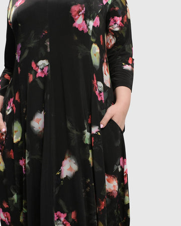 alembika-drinks-on-me-cocoon-kleid-bouquet-damen-kleid image 3