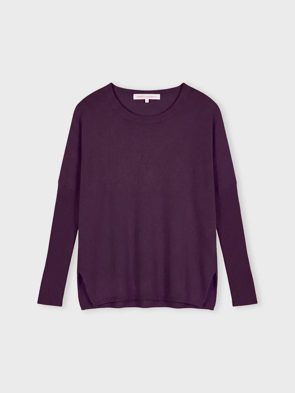 absolut-astrid-pullover-poncho-aus-kaschmir-heather-plum image 1