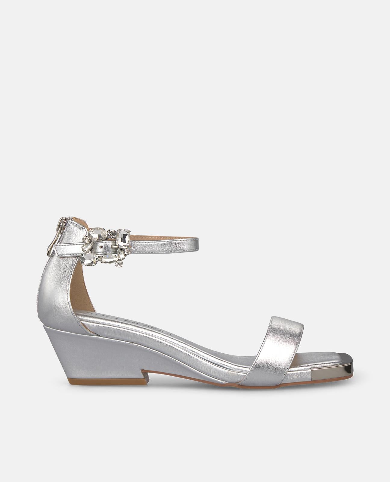 alma-en-pena-strap-sandals-riemchensandale-silber-blockabsatz-6-cm image 1