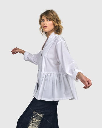 alembika-addison-peplum-bluse-wei-baumwolle image 2