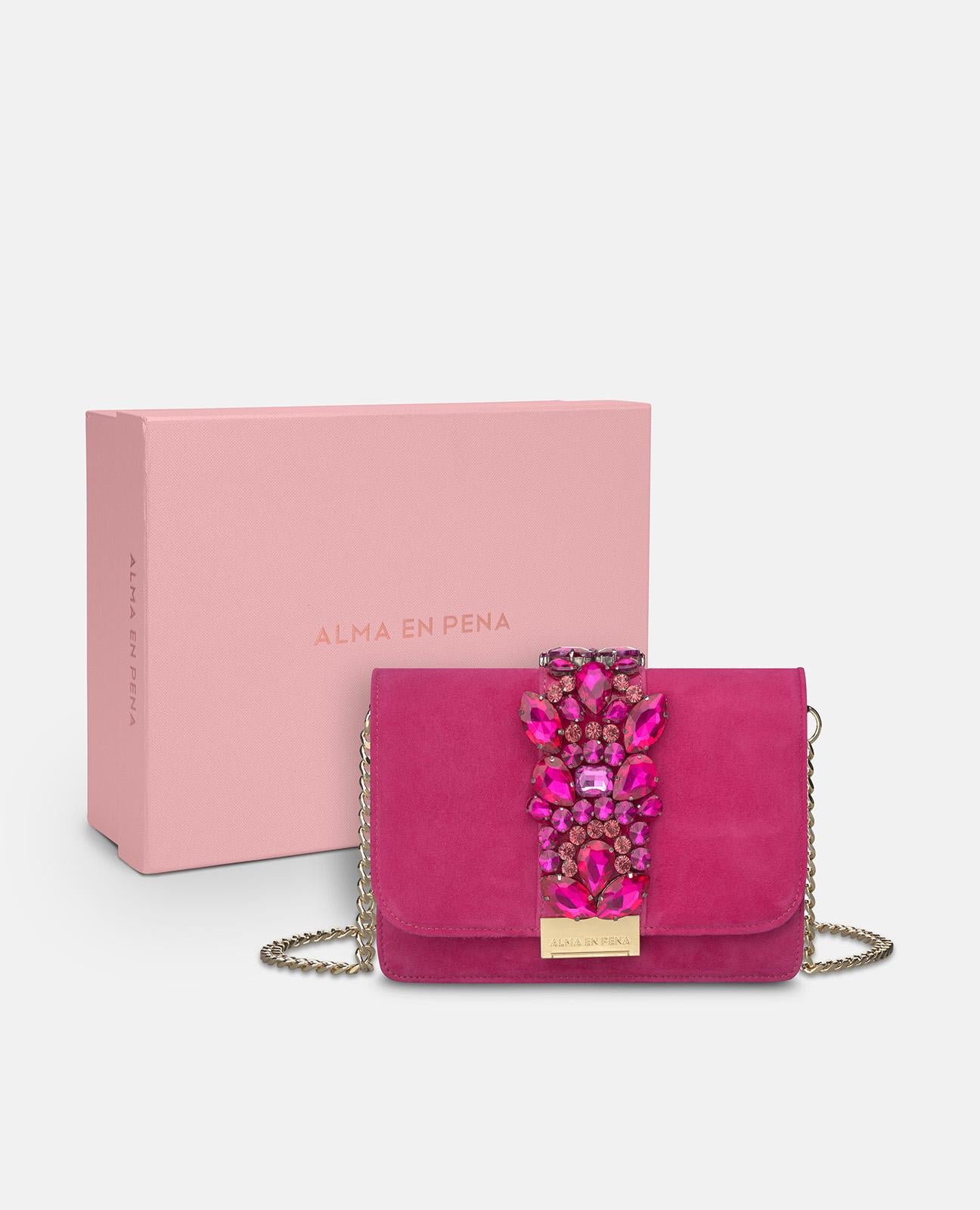 alma-en-pena-schultertasche-box-schmuck-fuchsia image 4
