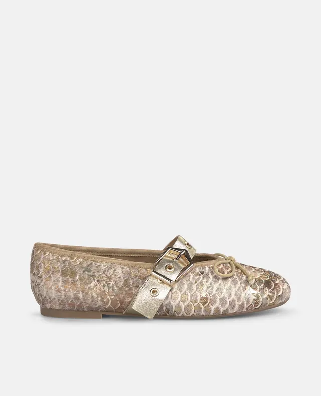 alma-en-pena-multicolored-ballerina-ballerinas-camel image 1