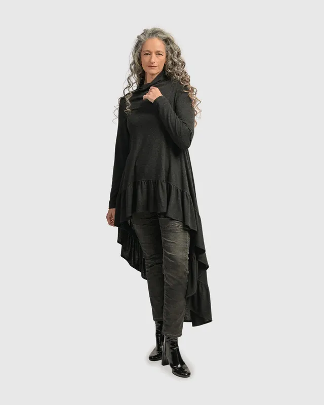 alembika-urban-hi-lo-katniss-top-tunika-charcoal image 1