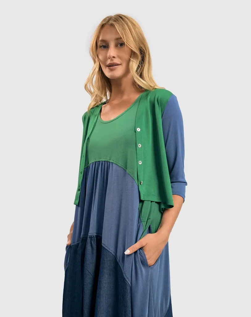 alembika-fresh-colorblock-cardigan-ocean-strickjacke image 1