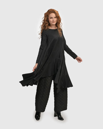 alembika-urban-spice-of-life-hi-lo-trapeze-top-damen-schwarz image 4