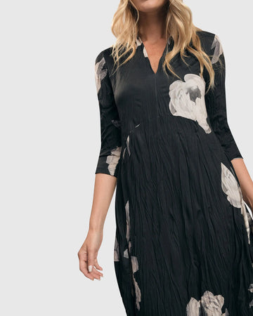 alembika-harper-crinkle-cocoon-kleid-roses-7sd128r image 4