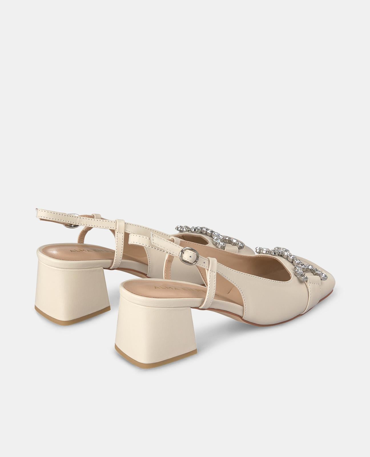 alma-en-pena-estribo-pumps-wei-mit-strass-steigb-gel-5-5-cm image 3