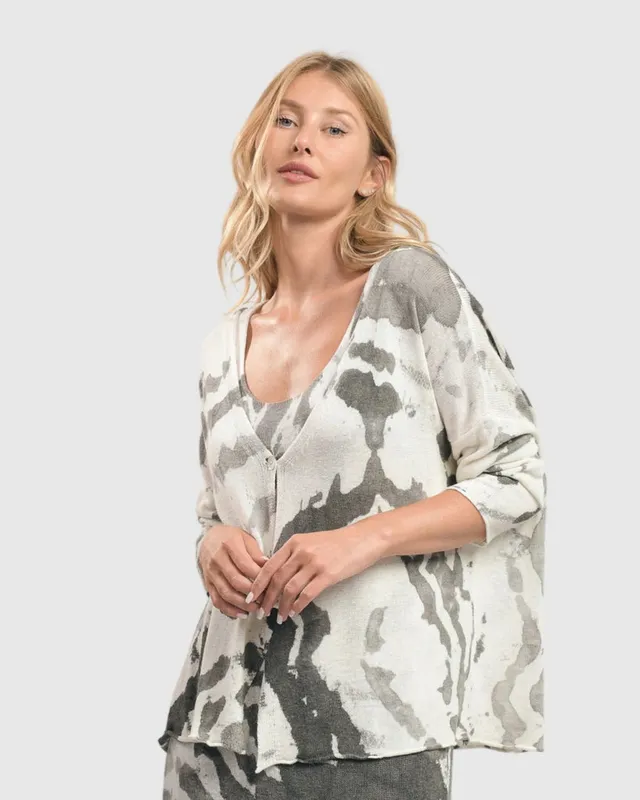 alembika-watercolor-cardigan-stone-leinen-cardigan image 1