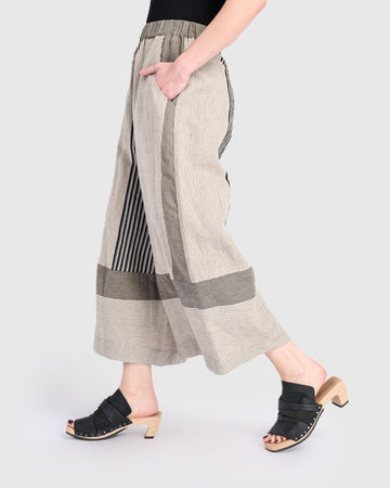 alembika-urban-marisol-wide-leg-hose-sand-stripes image 3