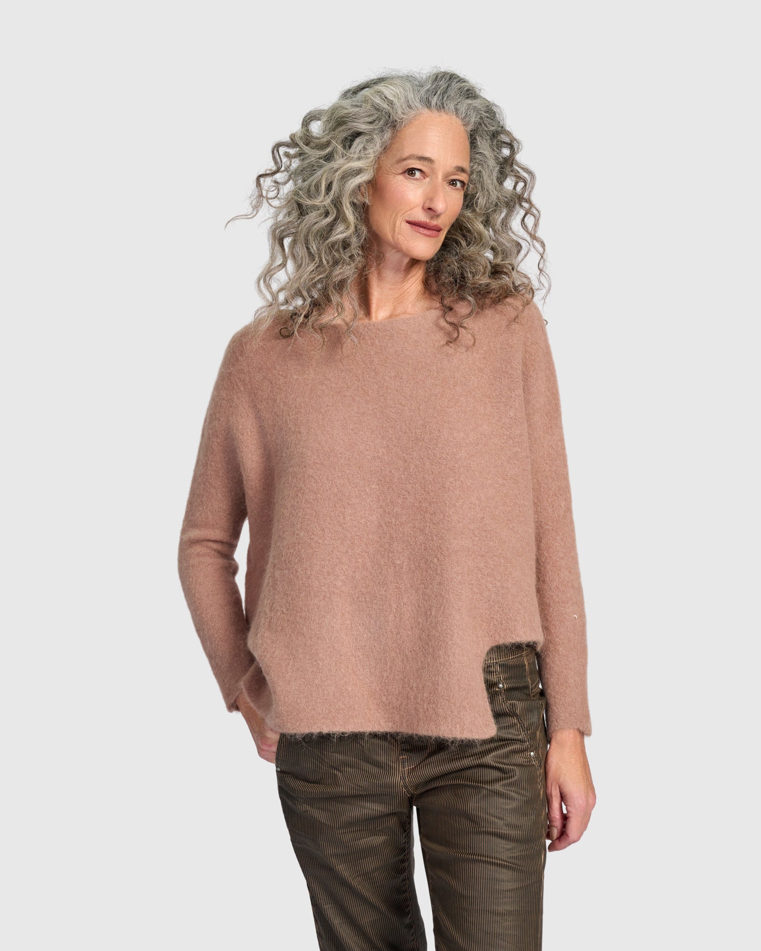 alembika-sculpt-boxy-sweater-almond image 1