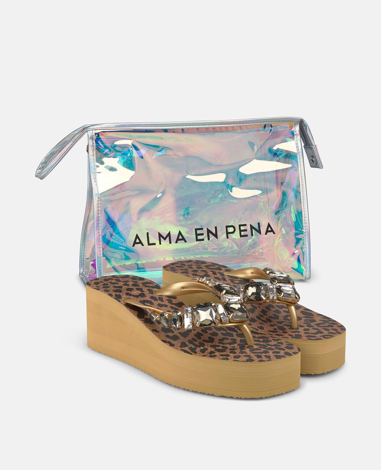alma-en-pena-flip-flop-mit-schmuckdetails-zehentrenner-camel-4-5-cm-sohle image 5