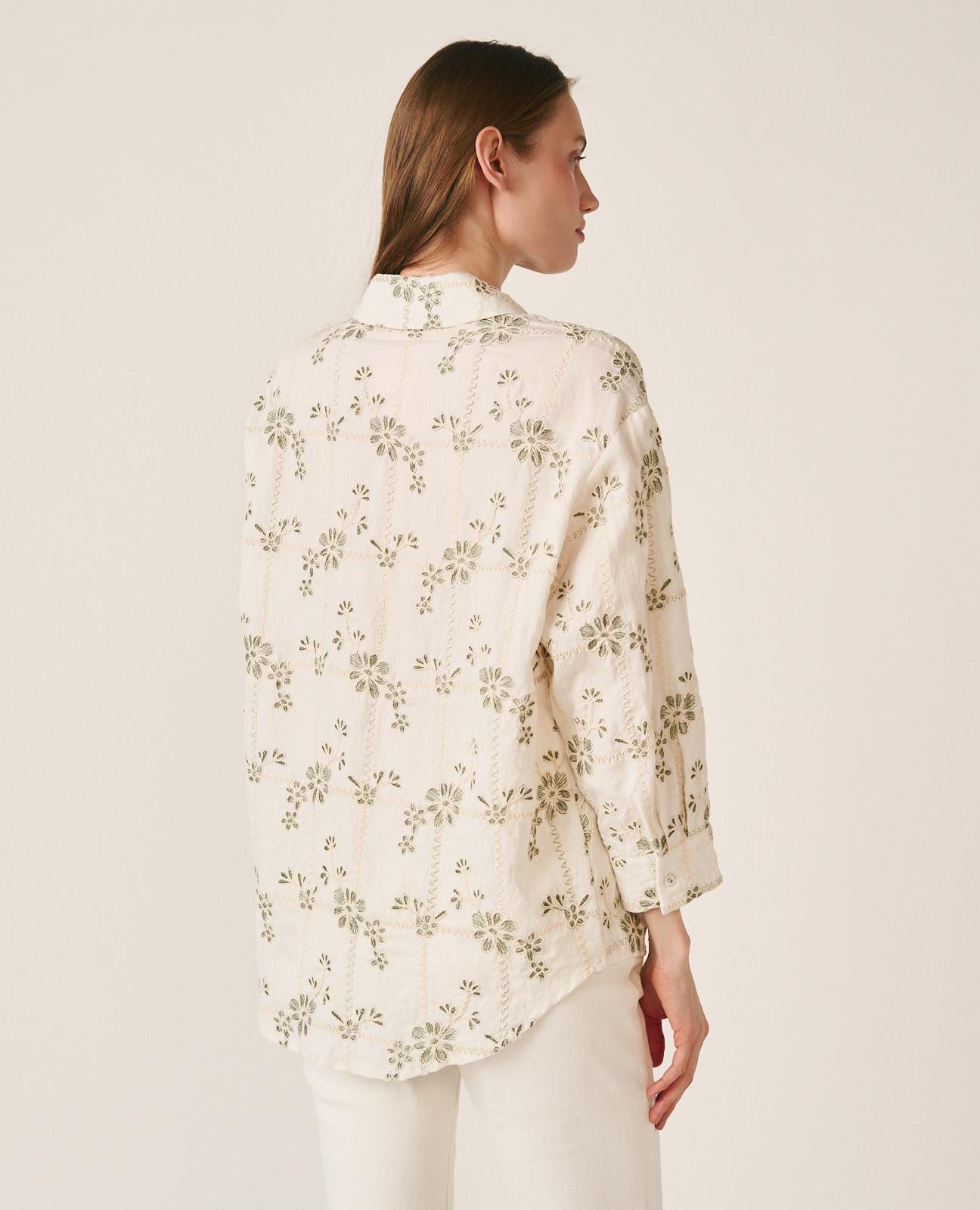 alma-en-pena-langarm-bluse-mit-floraler-stickerei image 6